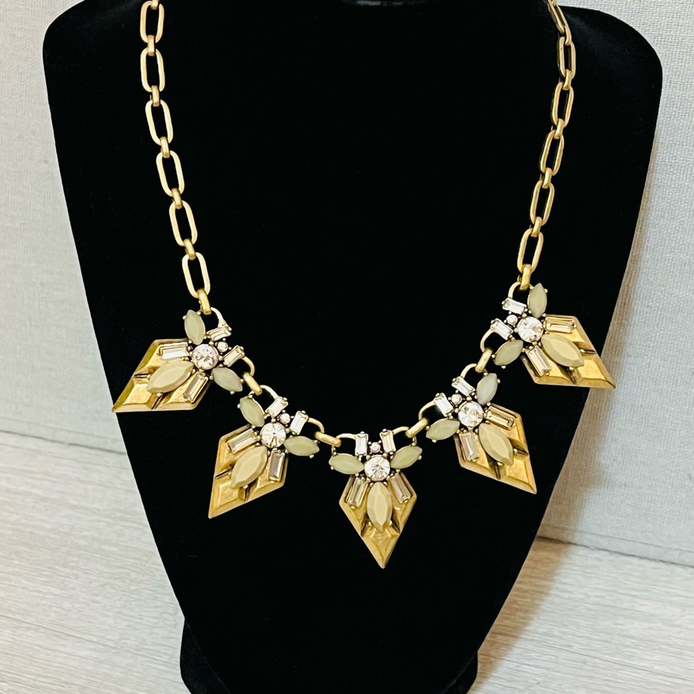 J. Crew Art Deco Statement Necklace